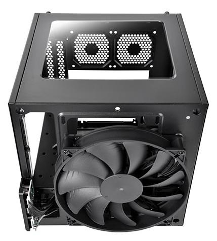 Корпус Thermaltake Core V1 черный без БП miniITX 1x200mm 2xUSB3.0 audio bott PSU фото 3