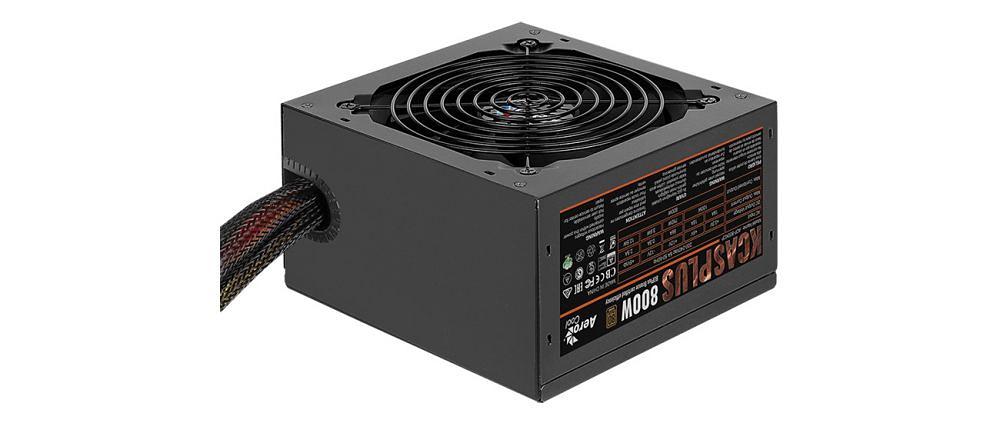 Блок питания Aerocool ATX 800W KCAS PLUS 800 80+ bronze (24+4+4pin) APFC 120mm fan 7xSATA RTL фото 4