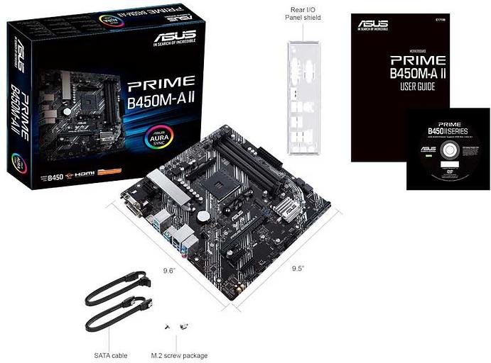 Материнская плата Asus PRIME B450M-A II Soc-AM4 AMD B450 4xDDR4 mATX AC`97 8ch(7.1) GbLAN RAID+VGA+DVI+HDMI фото 7