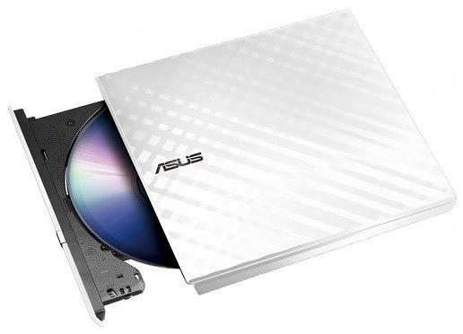 Привод DVD-RW Asus SDRW-08D2S-U LITE/WHT/G/AS белый USB внешний RTL фото 1