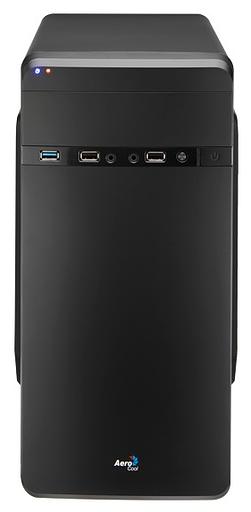 Корпус Aerocool Qs-180 черный без БП mATX 1x80mm 2xUSB2.0 1xUSB3.0 audio фото 2