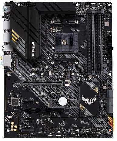 Материнская плата Asus TUF GAMING B550-PLUS Soc-AM4 AMD B550 4xDDR4 ATX AC`97 8ch(7.1) 2.5Gg RAID+HDMI+DP фото 1
