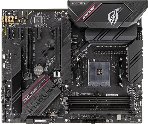 Материнская плата Asus ROG STRIX B550-F GAMING Soc-AM4 AMD B550 4xDDR4 ATX AC`97 8ch(7.1) 2.5Gg RAID+HDMI+DP фото 1