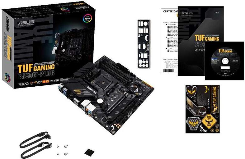 Материнская плата Asus TUF GAMING B550M-PLUS Soc-AM4 AMD B550 4xDDR4 mATX AC`97 8ch(7.1) 2.5Gg RAID+HDMI+DP фото 5