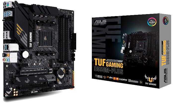 Материнская плата Asus TUF GAMING B550M-PLUS Soc-AM4 AMD B550 4xDDR4 mATX AC`97 8ch(7.1) 2.5Gg RAID+HDMI+DP фото 6