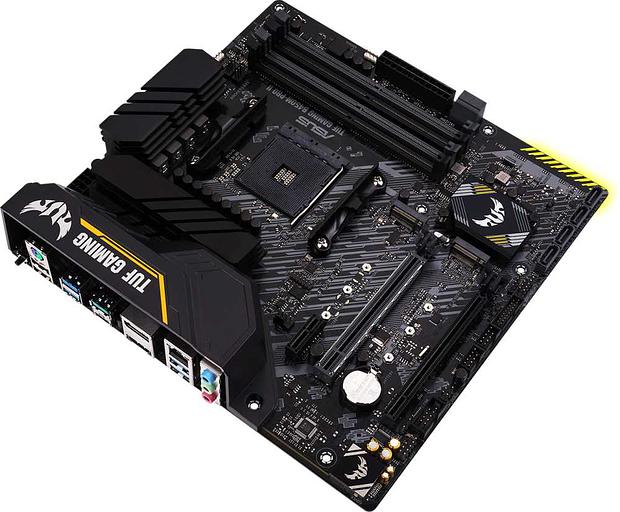 Материнская плата Asus TUF GAMING B450M-PRO II Soc-AM4 AMD B450 4xDDR4 mATX AC`97 8ch(7.1) GbLAN RAID+HDMI+DP фото 2