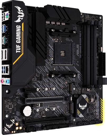 Материнская плата Asus TUF GAMING B450M-PRO II Soc-AM4 AMD B450 4xDDR4 mATX AC`97 8ch(7.1) GbLAN RAID+HDMI+DP фото 3