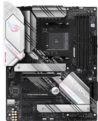 Материнская плата Asus ROG STRIX B550-A GAMING Soc-AM4 AMD B550 4xDDR4 ATX AC`97 8ch(7.1) 2.5Gg RAID+HDMI+DP фото 1