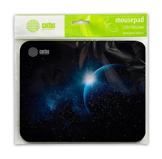 Коврик для мыши Cactus CS-MP-P04XS Микро черный 220x180x2мм фото 3