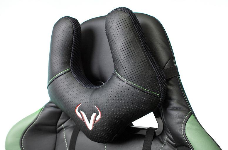 Кресло игровое Бюрократ VIKING 5 AERO черный/салатовый искусственная кожа с подголов. крестовина пластик фото 10