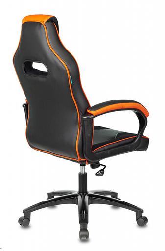Кресло игровое Бюрократ VIKING 2 AERO черный/оранжевый искусст.кожа/ткань крестовина пластик фото 4