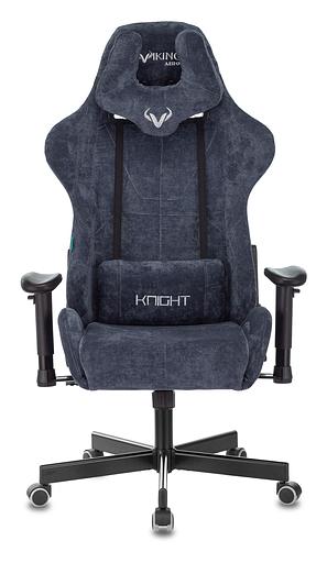 Кресло игровое Бюрократ VIKING KNIGHT Fabric синий Light-27 с подголов. крестовина металл фото 2
