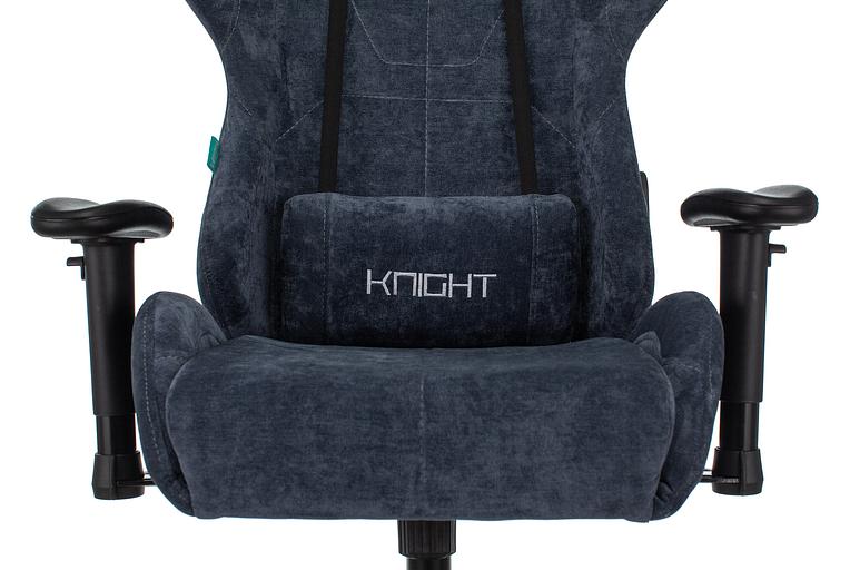 Кресло игровое Бюрократ VIKING KNIGHT Fabric синий Light-27 с подголов. крестовина металл фото 6