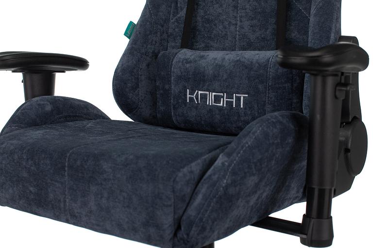Кресло игровое Бюрократ VIKING KNIGHT Fabric синий Light-27 с подголов. крестовина металл фото 8
