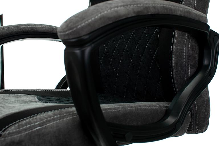 Кресло игровое Бюрократ VIKING 6 KNIGHT Fabric черный с подголов. крестовина металл фото 7