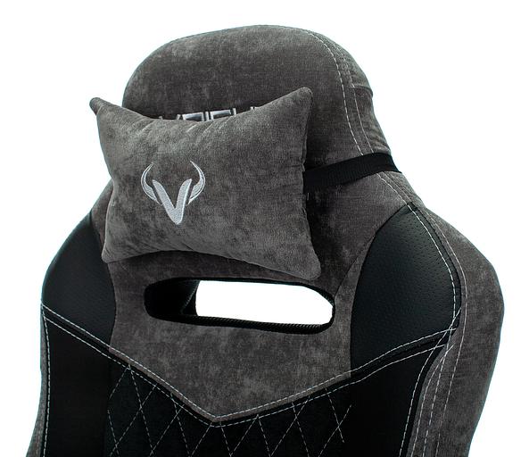 Кресло игровое Бюрократ VIKING 6 KNIGHT Fabric черный с подголов. крестовина металл фото 9