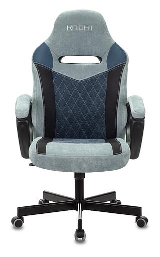 Кресло игровое Бюрократ VIKING 6 KNIGHT Fabric синий с подголов. крестовина металл фото 2