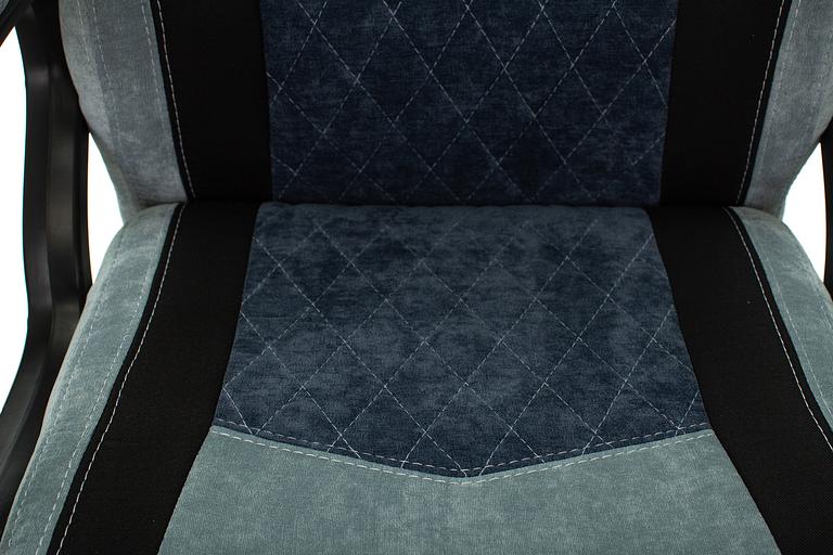 Кресло игровое Бюрократ VIKING 6 KNIGHT Fabric синий с подголов. крестовина металл фото 6