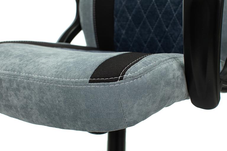 Кресло игровое Бюрократ VIKING 6 KNIGHT Fabric синий с подголов. крестовина металл фото 9