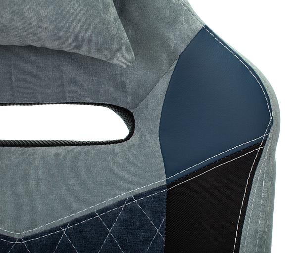 Кресло игровое Бюрократ VIKING 6 KNIGHT Fabric синий с подголов. крестовина металл фото 10