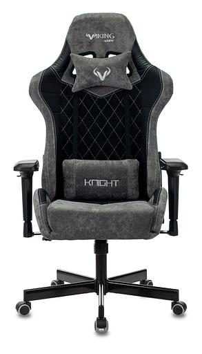 Кресло игровое Бюрократ VIKING 7 KNIGHT Fabric черный текстиль/эко.кожа с подголов. крестовина металл фото 2