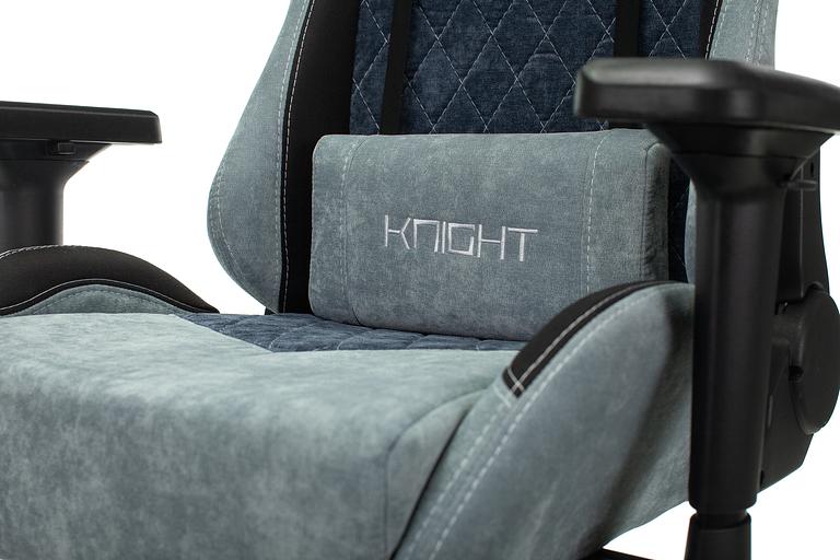 Кресло игровое Бюрократ VIKING 7 KNIGHT Fabric синий текстиль/эко.кожа с подголов. крестовина металл фото 9