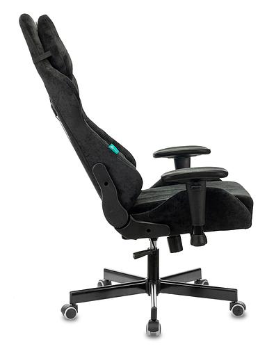 Кресло игровое Бюрократ VIKING KNIGHT Fabric черный Light-20 с подголов. крестовина металл фото 5