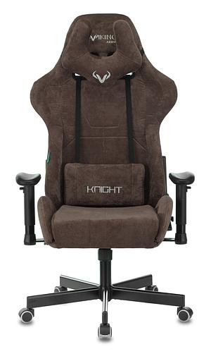 Кресло игровое Бюрократ VIKING KNIGHT Fabric темно-коричневый Light-10 с подголов. крестовина металл фото 2