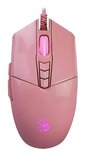 Мышь A4Tech Bloody P91s розовый оптическая (8000dpi) USB (8but) фото 1