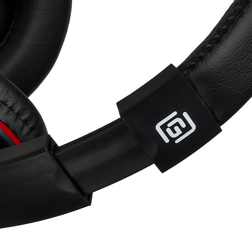 Наушники с микрофоном Оклик HS-L390G DRAGON черный/красный 1.8м мониторные оголовье (JD-728S) фото 9