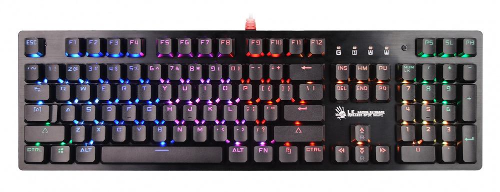 Клавиатура A4Tech Bloody B820R механическая черный USB for gamer LED фото 1
