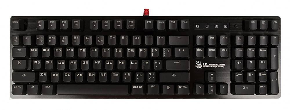 Клавиатура A4Tech Bloody B820R механическая черный USB for gamer LED фото 3
