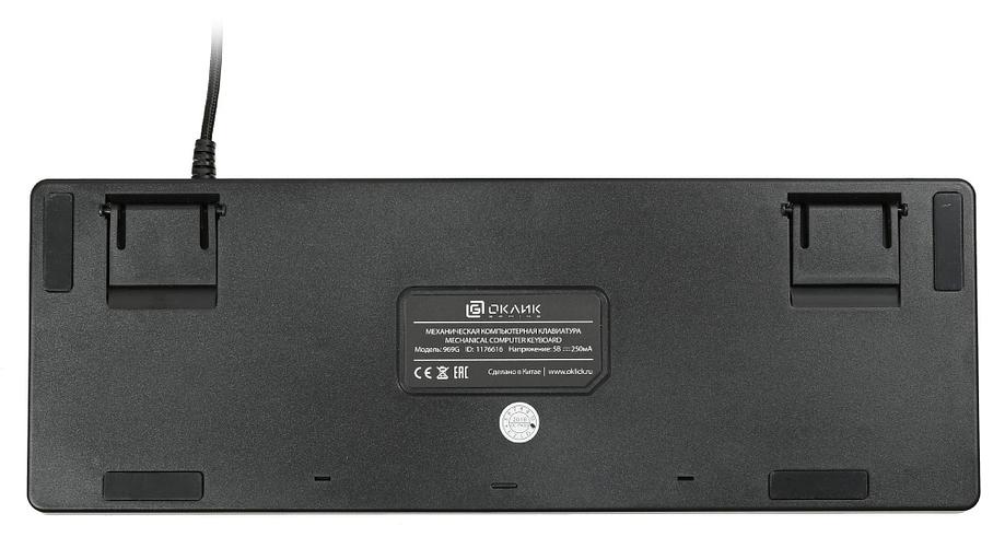 Клавиатура Оклик 969G SHOTGUN механическая черный USB Multimedia for gamer LED фото 6