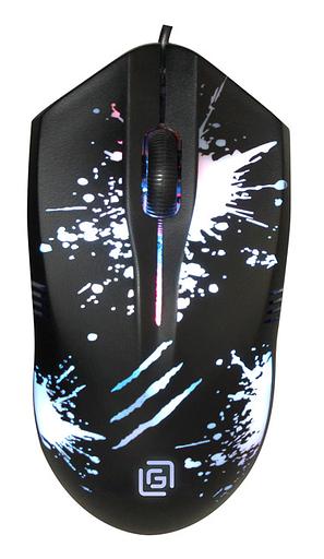 Мышь Оклик 399M STIGMA черный оптическая (1000dpi) USB (3but) фото 3