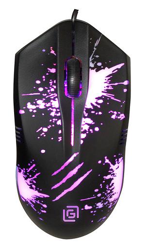 Мышь Оклик 399M STIGMA черный оптическая (1000dpi) USB (3but) фото 4