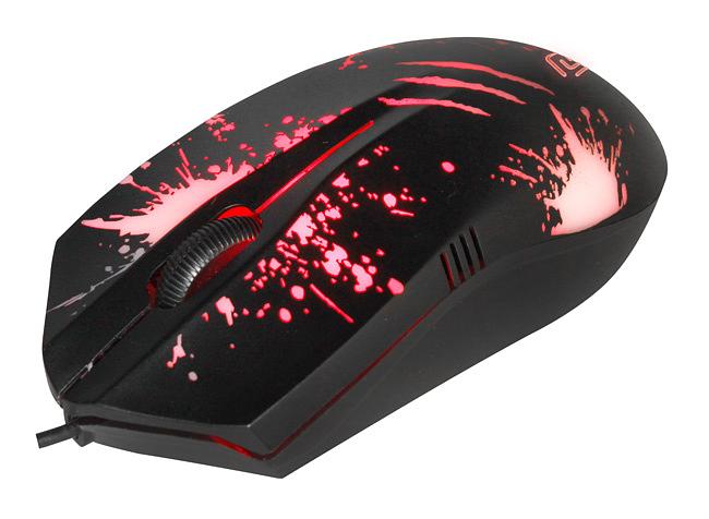 Мышь Оклик 399M STIGMA черный оптическая (1000dpi) USB (3but) фото 6