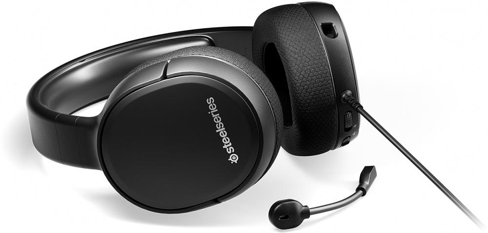 Наушники с микрофоном Steelseries Arctis 1 Wireless черный мониторные Radio оголовье (61512) фото 2