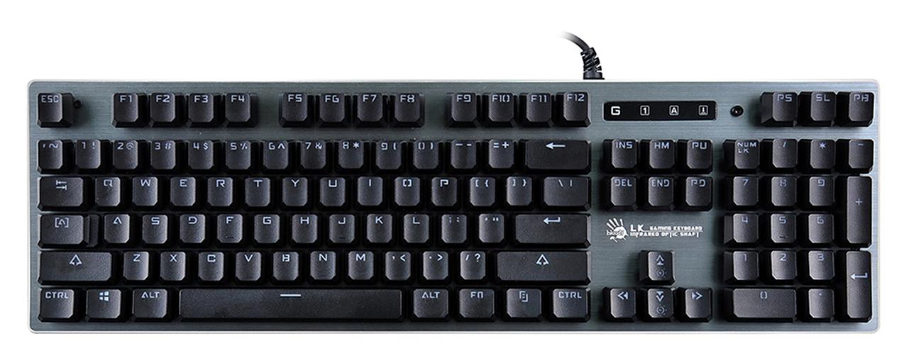 Клавиатура A4Tech Bloody B765 механическая серый USB for gamer LED фото 3
