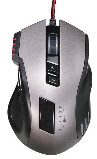 Мышь Оклик 805G V2 BEOWULF черный оптическая (3200dpi) USB (6but) фото 5