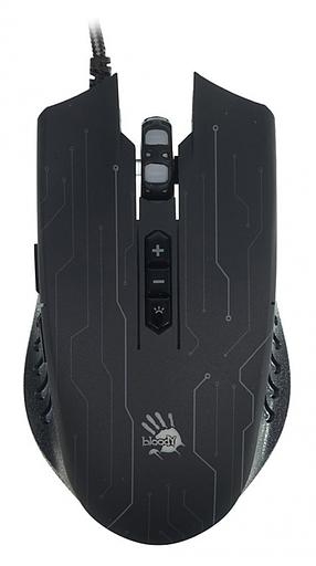 Мышь A4Tech Bloody Q82 черный/рисунок оптическая (3200dpi) USB3.0 (8but) фото 2