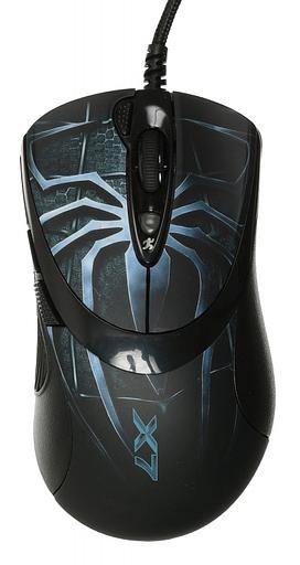 Мышь A4Tech Oscar Editor XL-747H рисунок/голубой лазерная (3600dpi) USB (6but) фото 2