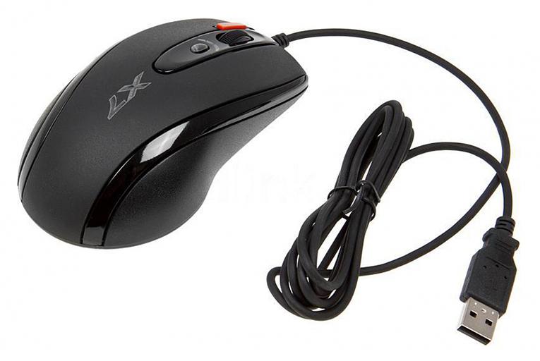 Мышь A4Tech X-718BK черный оптическая (3000dpi) USB (6but) фото 7