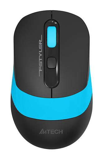 Мышь A4Tech Fstyler FG10 черный/синий оптическая (2000dpi) беспроводная USB (4but) фото 1