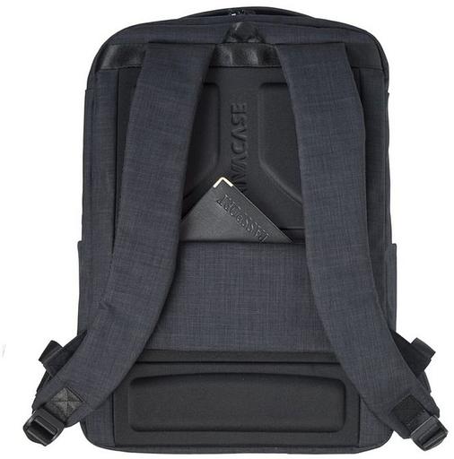 Рюкзак для ноутбука 17.3" Riva 8365 черный полиэстер фото 7