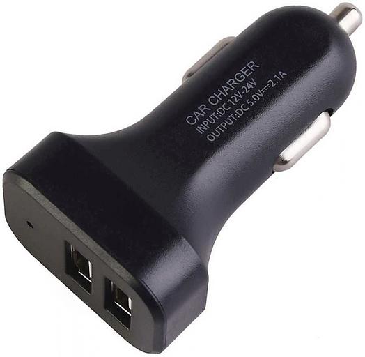 Автомобильное зар./устр. Wiiix UCC-2-15B 1.2A+2.1A универсальное черный фото 3
