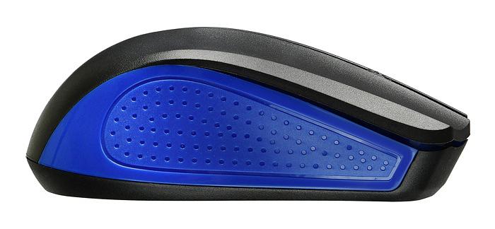 Мышь Оклик 485MW черный/синий оптическая (1200dpi) беспроводная USB (2but) фото 4