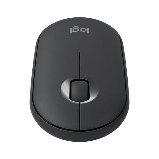 Мышь Logitech Pebble M350 графитовый оптическая (1000dpi) silent беспроводная BT/Radio USB для ноутбука (3but) фото 3