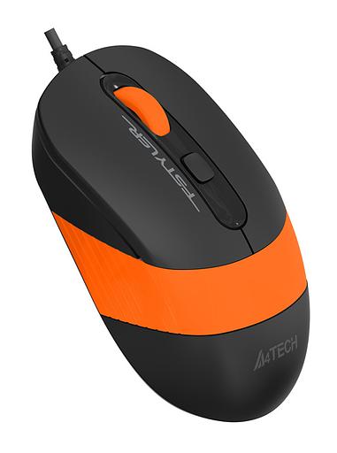 Мышь A4Tech Fstyler FM10 черный/оранжевый оптическая (1600dpi) USB (4but) фото 4