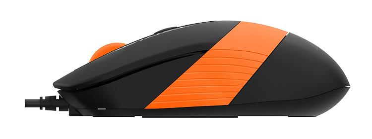 Мышь A4Tech Fstyler FM10 черный/оранжевый оптическая (1600dpi) USB (4but) фото 7