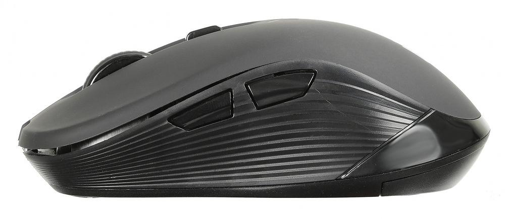 Мышь Оклик 610MWC черный оптическая (1600dpi) беспроводная USB/USB-C (5but) фото 3